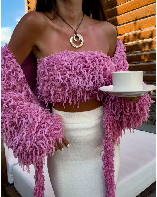 BLUZKA KIMONO ▪️różowa