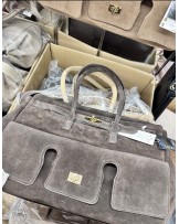 SKÓRZANA TOREBKA ZAMSZ ▪️biega