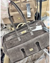 SKÓRZANA TOREBKA ZAMSZ ▪️biega