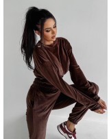 KOMPLET VELUR ▪️Casual CZEKOLADA