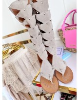 SKÓRZANE GLADIATORKI SKÓRA ▪️Cappucino