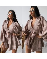 MUŚLINOWY KOMPLET ▪️beżowy