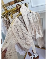 Ażurowy Komplet la milla ▪️beżowy premium