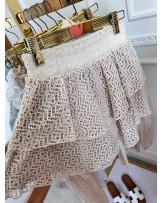 Ażurowy Komplet la milla ▪️beżowy premium