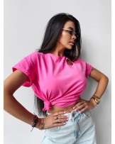 T▪️SHIRT Heart różowy