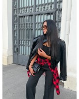 SKÓRZANA KURTKA ▪️czarna