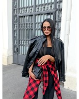 SKÓRZANA KURTKA ▪️czarna