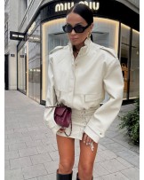 SPÓDNICA LEATHER MINI WIAZANIE ▪️