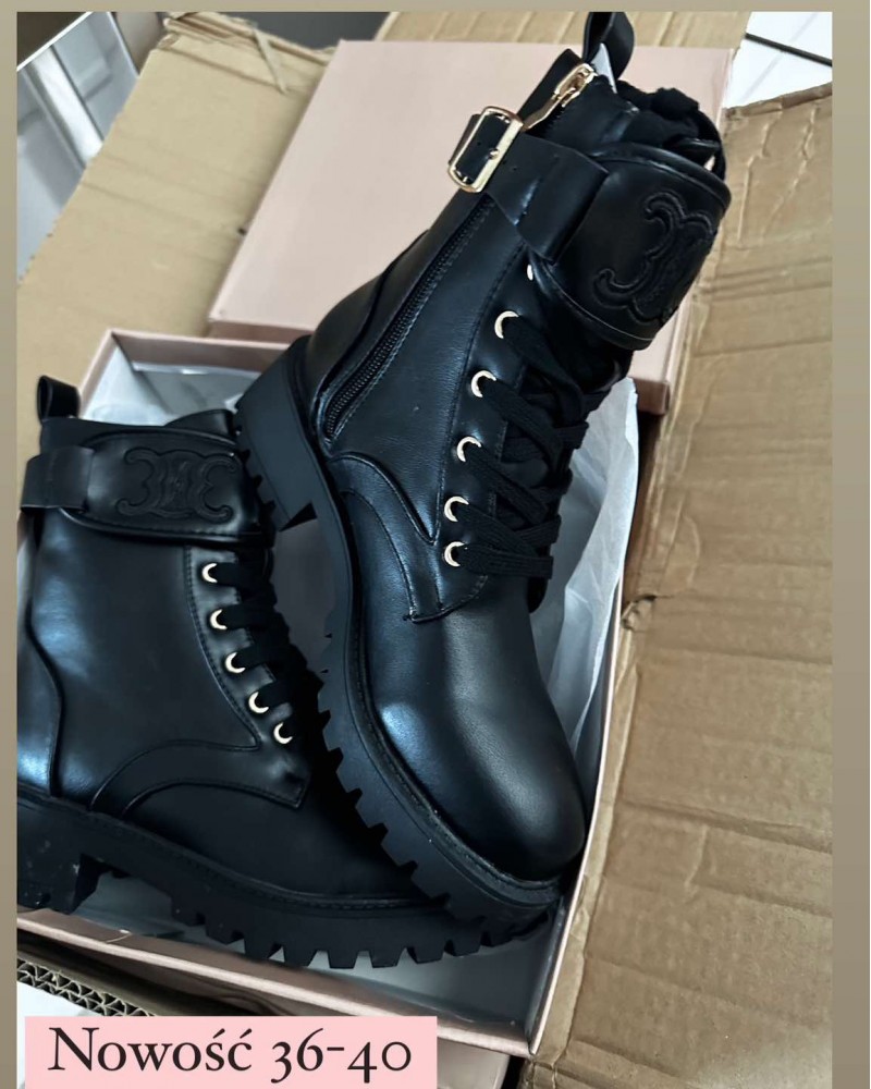 CZARNE WORKERY MODEL CELINEE