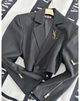 CZARNA MARYNARKA ZIP ▪️New Collection