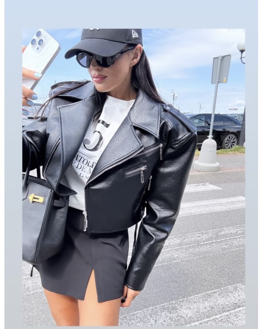 KURTKA RAMONESKA ▪️czarna