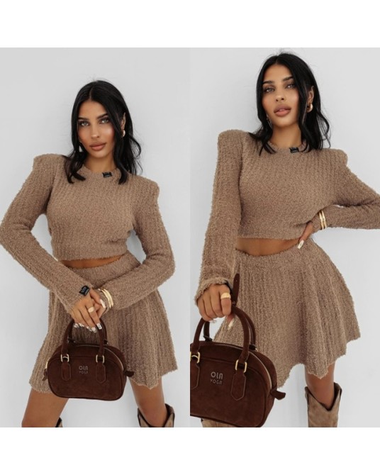 DZIANINOWY KOMPLET ▪️CAMEL