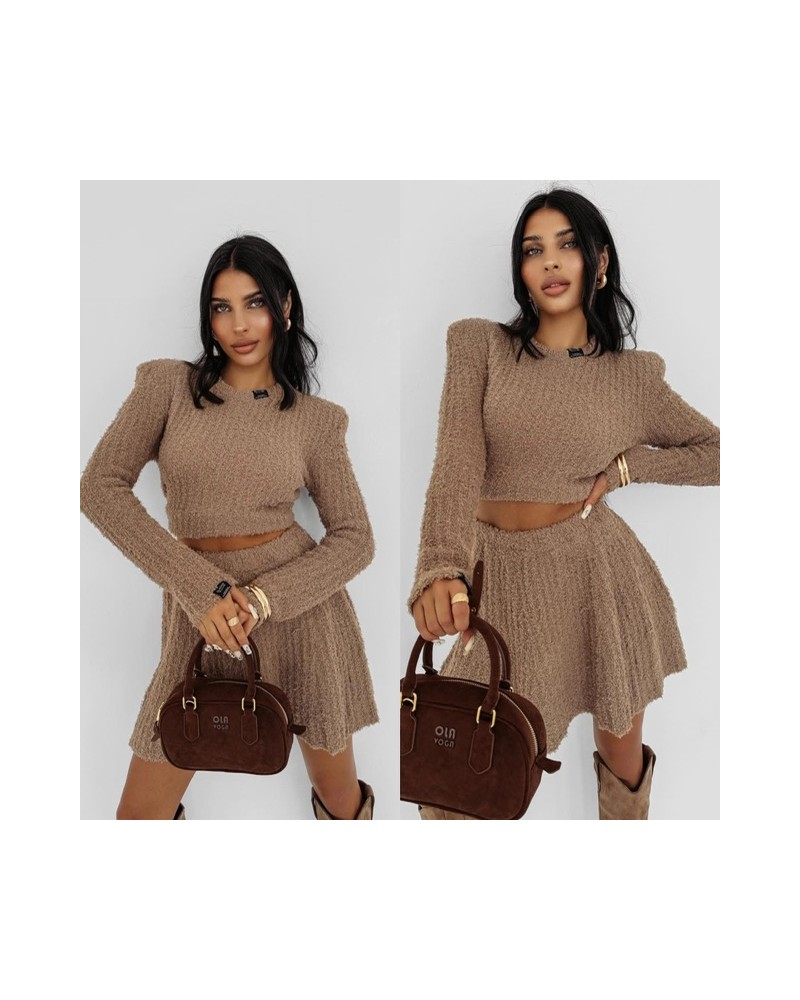 DZIANINOWY KOMPLET ▪️CAMEL