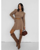 DZIANINOWY KOMPLET ▪️CAMEL