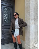 Wierzchnia CZEKOLADOWA MARYNARKA ▪️wiązania