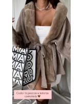 KARDIGAN Z WEŁNA ▪️mokka