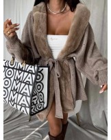 KARDIGAN Z WEŁNA ▪️mokka