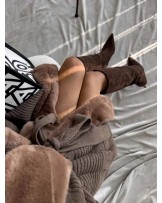 KARDIGAN Z WEŁNA ▪️czekolada