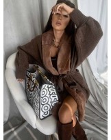 KARDIGAN Z WEŁNA ▪️czekolada