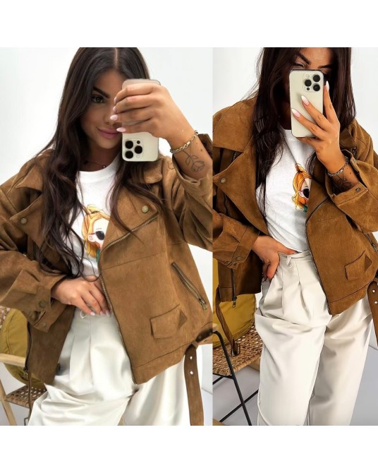 WIRALOWA KURTKA ▪️zamsz