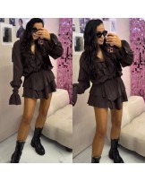 Spódniczko spodenki ▪️CZEKOLADOWE