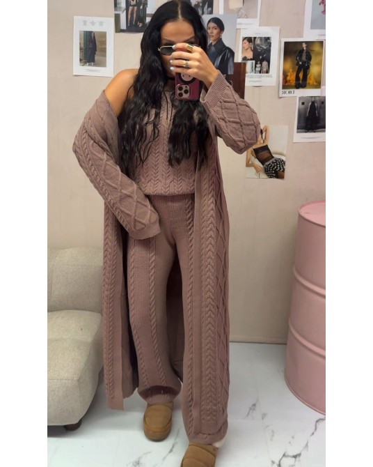 KARDIGAN MAXI Warkocz ▪️premium