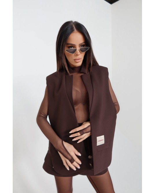 KAMIZELKA FOLD ▪️CZEKOLADA