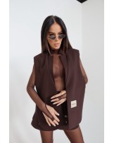 KAMIZELKA FOLD ▪️CZEKOLADA