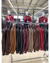 KURTKA Z EKO SKÓRY PREMIUM ▪️bordo