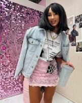 SPÓDNICE W róże 3d ▪️różowa