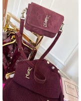 DZIANINOWY KOMPLET BORDO ▪️premium LIMITED