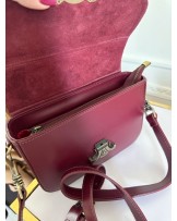 SKÓRZANA Torebka CELINE ▪️BORDO