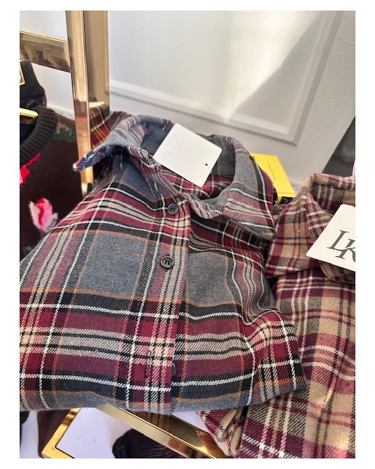 KOSZULA W KRATĘ  ▪️ JESIEŃ SZARA