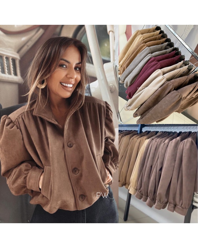 ZAMSZOWA KURTKA CAMEL  ▪️