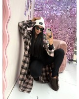 KOSZULA W KRATĘ LONG ▪️