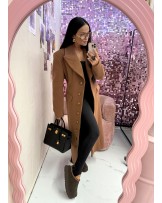 PŁASZCZ LONG ▪️camel limited 80 % wełna