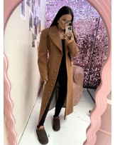 PŁASZCZ LONG ▪️camel limited 80 % wełna