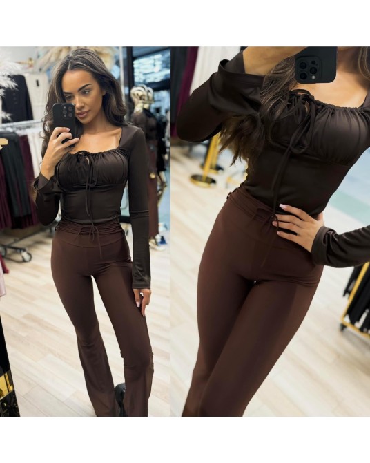 Bluzka MEGGY ▪️czekolada