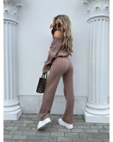 SWETERKOWY KOMPLET CANY MOKKA ▪️