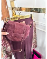 SKÓRZANA TOREBKA ▪️bakłażan