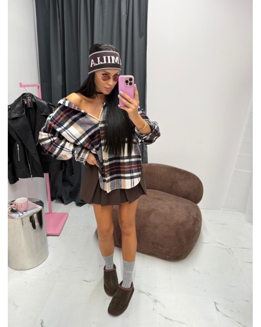 KOSZULA W KRATĘ ▪️grubsza