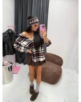 KOSZULA W KRATĘ ▪️grubsza