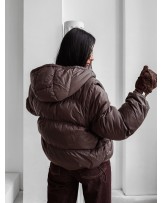 DAMSKA KURTKA CZEKOLADOWA ▪️