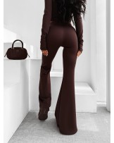 Komplet damski OLAVOGA WINDSCRIPT brązowy