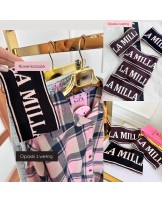 Opaska la milla czarno różowa   ▪️