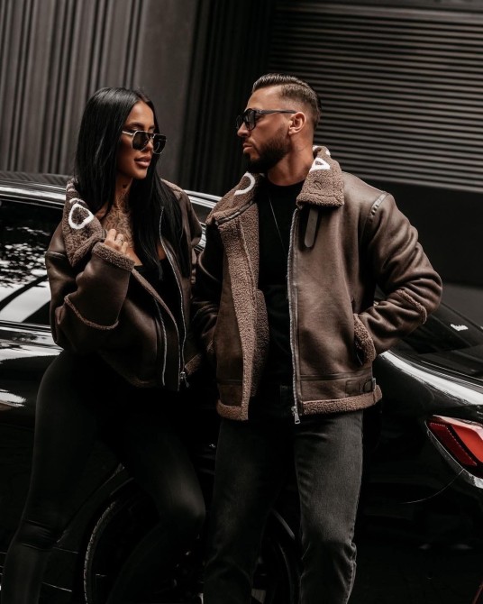 Kurtka Kożuszek ▪️CZEKOLADA