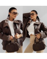 Kurtka Kożuszek ▪️CZEKOLADA