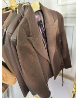 Wierzchnia CZEKOLADOWA MARYNARKA ▪️wiązania