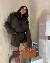 Wełniana Bomberka la Milla czekolada ▪️