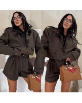 WEŁNIANE SPODENKI ▪️czekoladowe